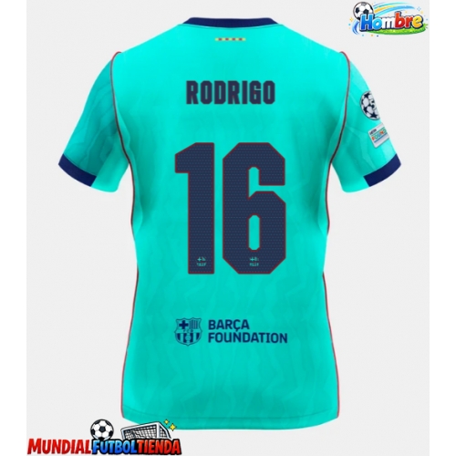 Camiseta Barcelona Rodri Hernandez #16 Tercera Equipación Replica 2026-27 mangas cortas